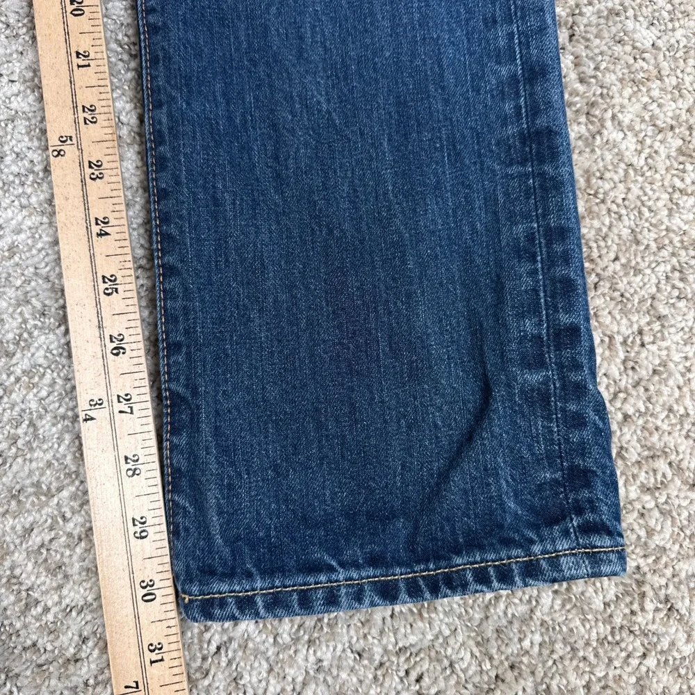 Abercrombie & Fitch Jeans Mens 30x30 Blue Slim Straight Cotton Button Fly